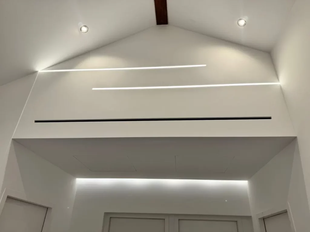 Caisson de plafond en plaques de plâtre à Lucinges (Haute-Savoie) — KGK Travaux Intérieurs